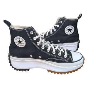 Converse CTAS Run Star Hike High Black White Platform Sneaker Men 10.5 Women 12